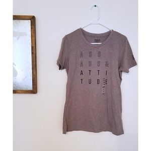 NWOT Reebok Ass, Abs, and Attitude Tee